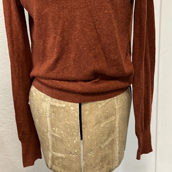 MNG MANGO COLLECTION BROWN TURTLE NECK SMALL - Picture 3 of 16